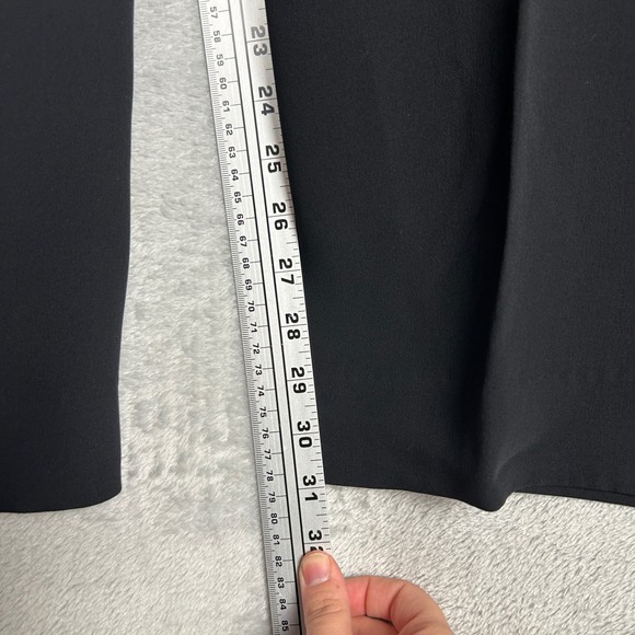 Ralph Lauren Black Label Wide Leg Silk Pants Size 8 Black Quiet Luxury Old Money - Picture 8 of 8